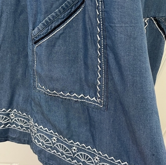 Banjara Boho Denim Dress NWT! - Picture 8 of 11